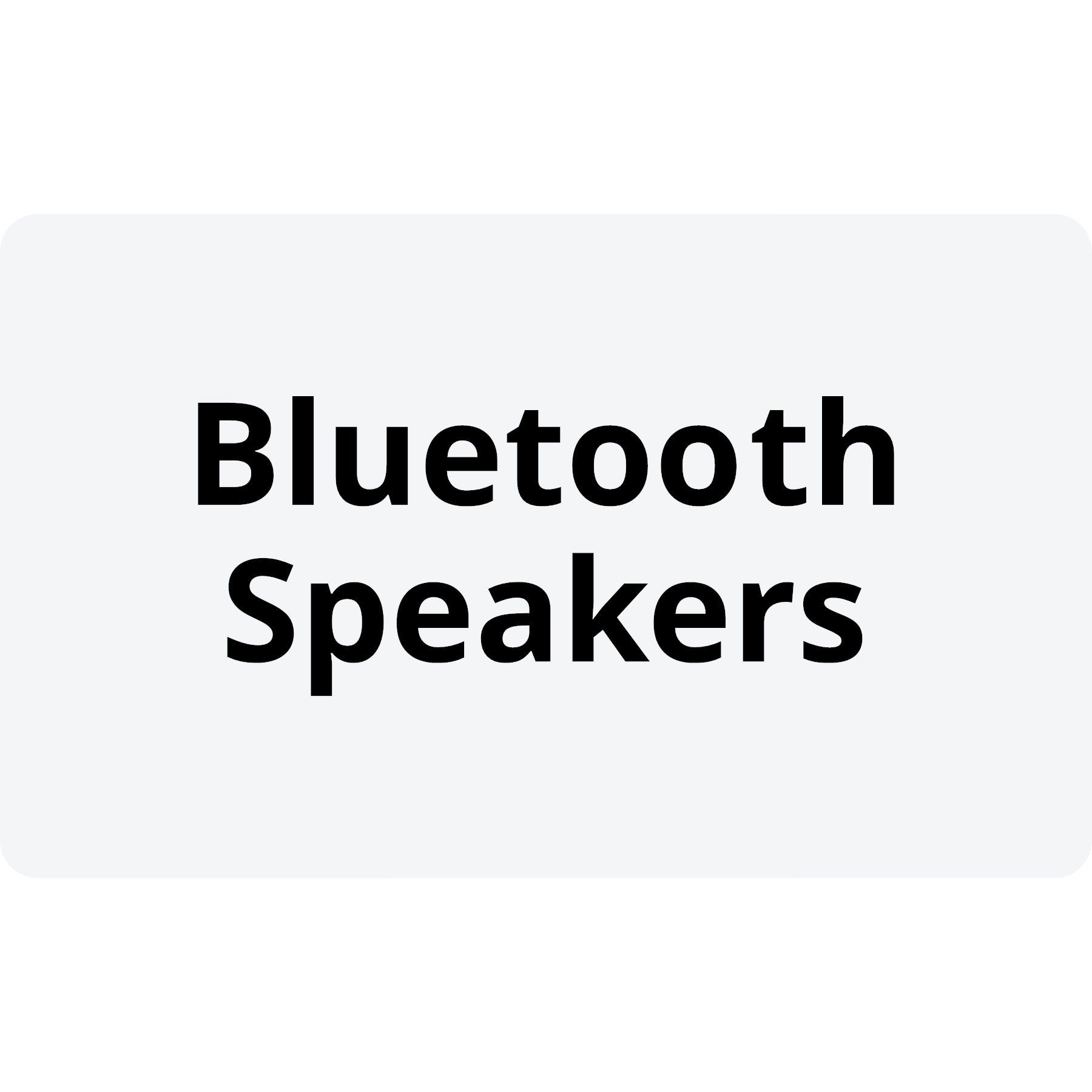 Bluetooth Speakers