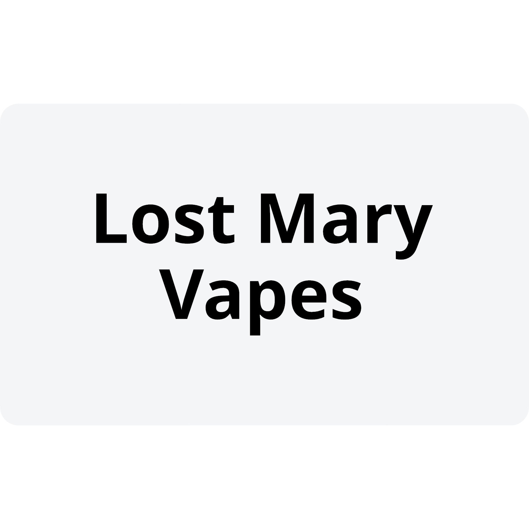 Lost Mary Vapes