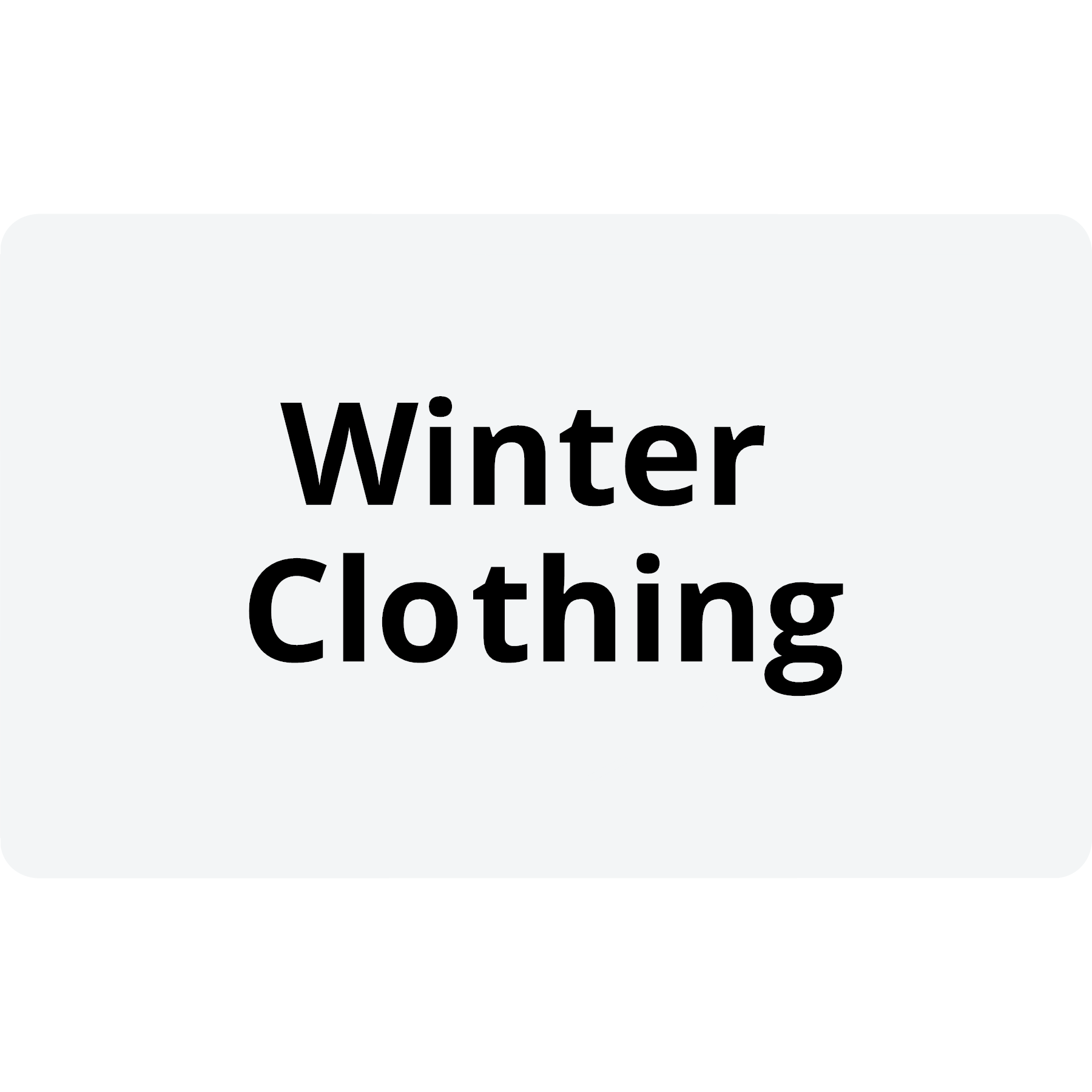 Winter Clothing